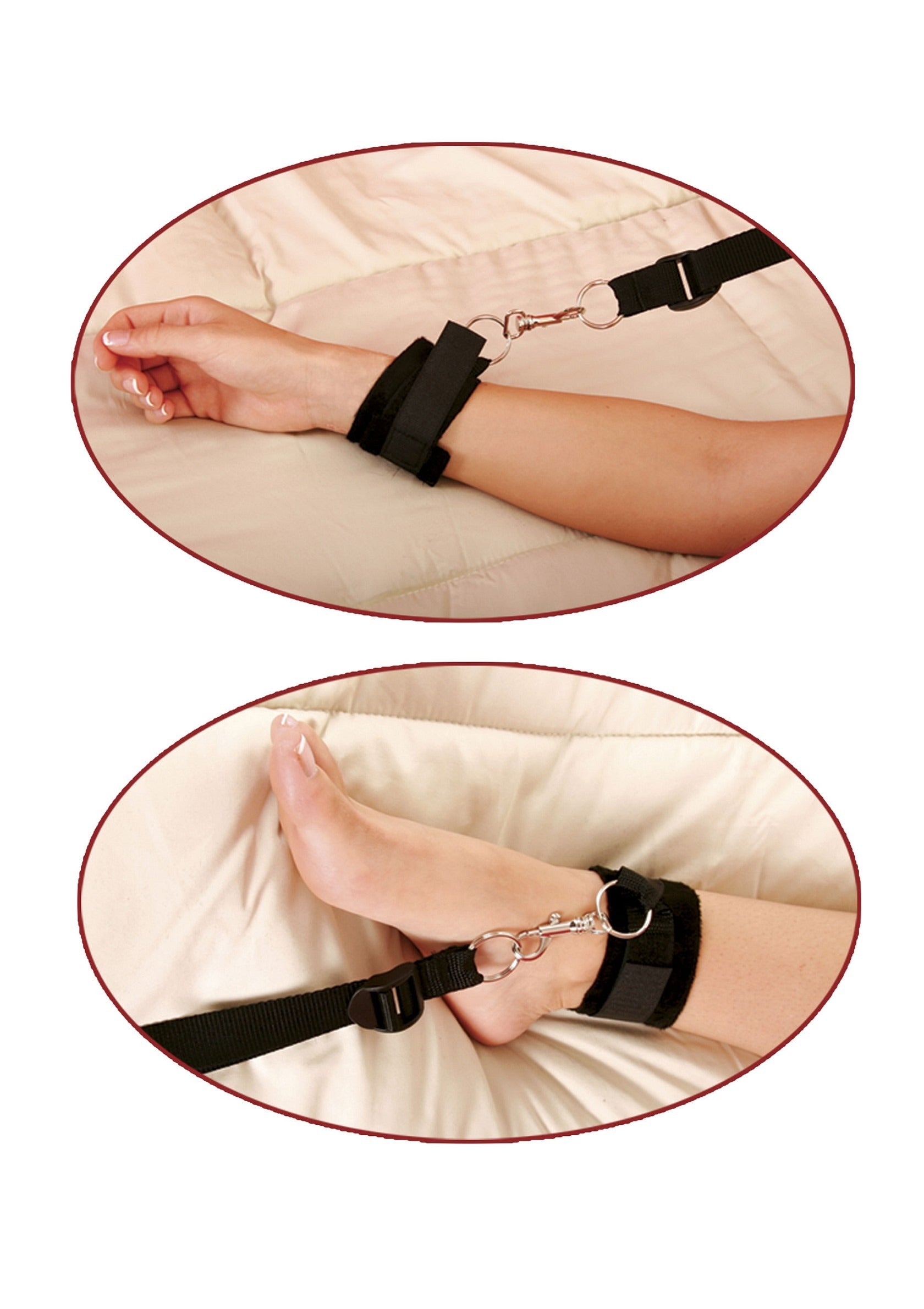 ნაკრები Bed Bindings Restraint