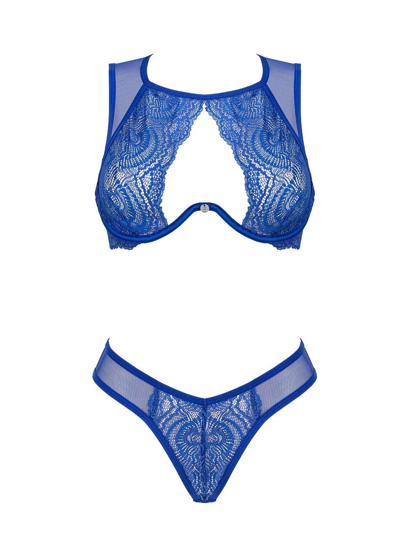 თეთრეულის ნაკრები Giselia ლურჯი ფერის