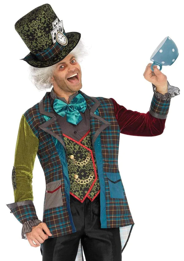 კაცის კოსტუმი Mad Hatter დელუქსი