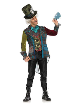 კაცის კოსტუმი Mad Hatter დელუქსი